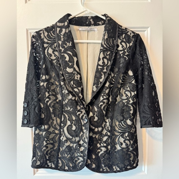 Collective Concepts Black Lace Blazer - Picture 1 of 9